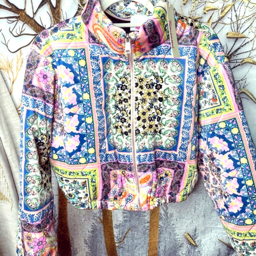 TIMIAMI cropped quilted puffer